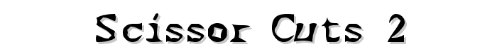 Scissor Cuts 2 font